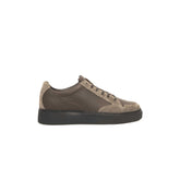 Cerruti 1881 Beige Leather Men Sneaker -   -  Cerruti 1881.